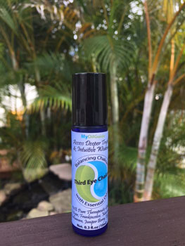 Third Eye Chakra Essential Oil Blend - balancing chakras with essential oils