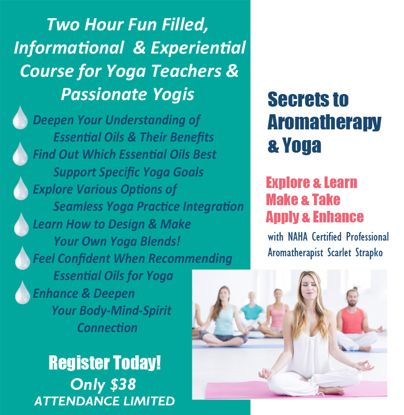 Aromatherapy Course for Yoga Teachers and Yogis