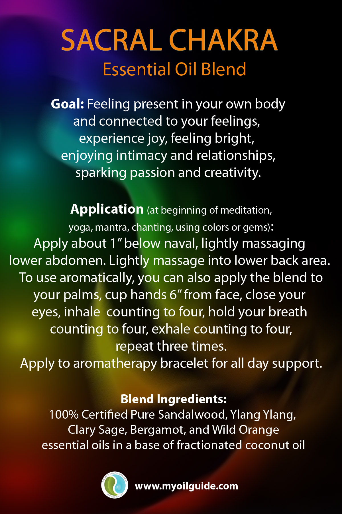 Sacral Chakra Oil
