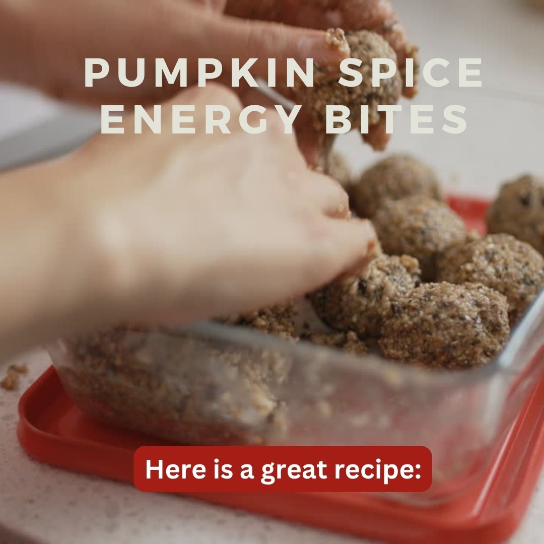 pumpkin spice energy bites recipe